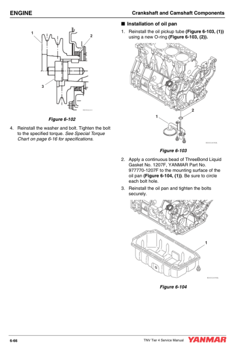 Yanmar 3TNV88C, 3TNV86CT, 4TNV88C, 4TNV86CT, 4TNV98C, 4TNV98CT Engine Repair Manual - Image 3