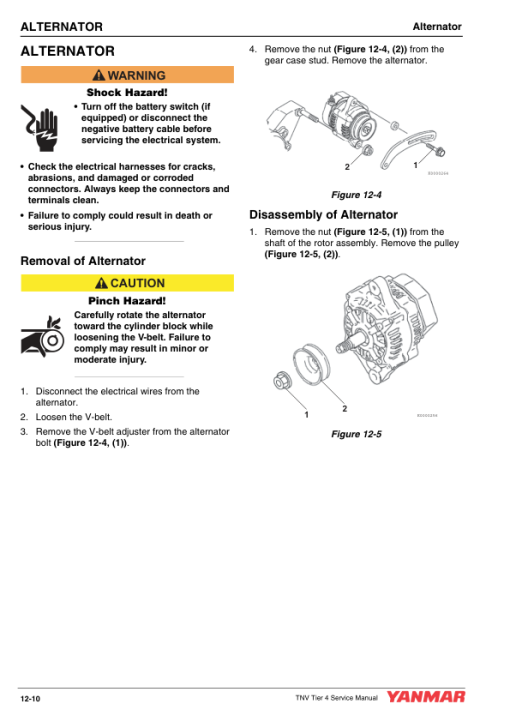 Yanmar 3TNV88C, 3TNV86CT, 4TNV88C, 4TNV86CT, 4TNV98C, 4TNV98CT Engine Repair Manual - Image 4