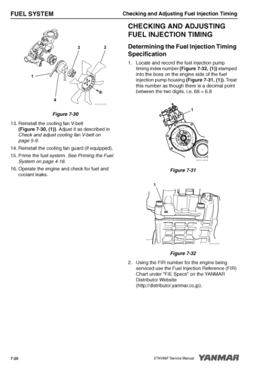 Yanmar 3TNV88F Engine Service Repair Manual - Image 3