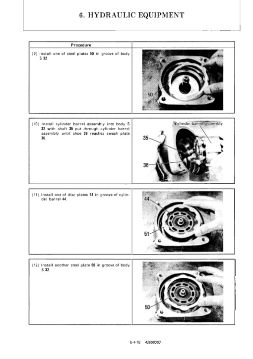 Yanmar B50-2B, B50-2BUS Crawler Excavators Service Repair Manual - Image 2