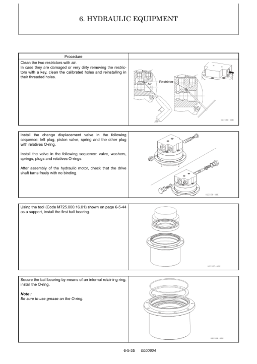 Yanmar SV15, SV17, SV17EX Crawler Excavators Service Repair Manual - Image 5