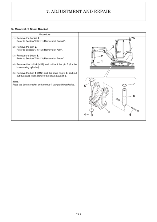 Yanmar SV16 Crawler Excavator Service Repair Manual - Image 5