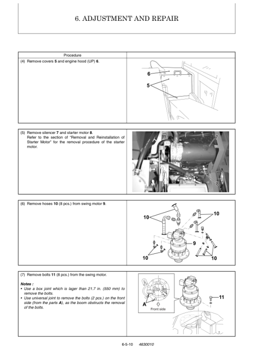 Yanmar B7-3(US) Excavator Service Repair Manual - Image 3