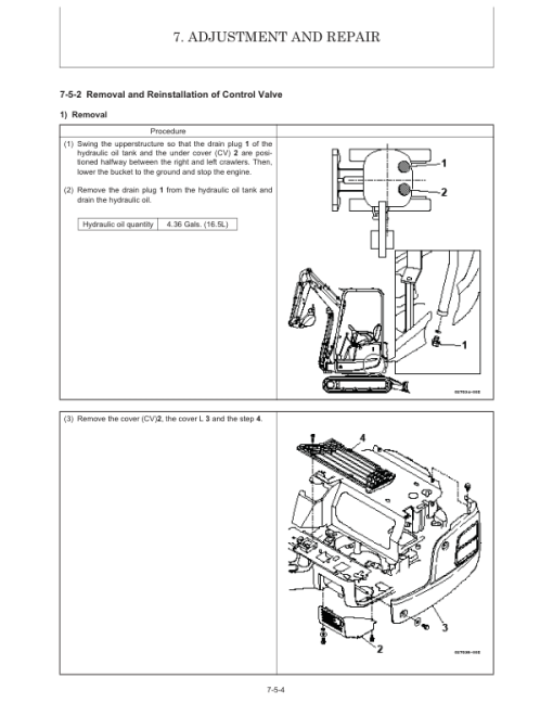 Gehl Z17, Mustang 170Z Compact Excavator Repair Service Manual - Image 4