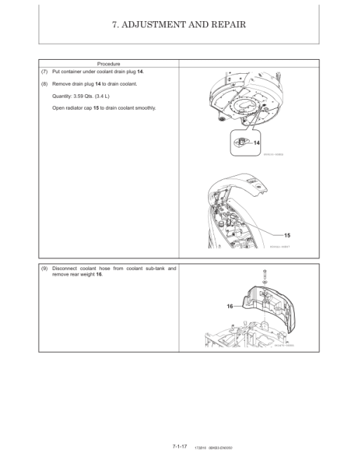 Gehl Z25, Mustang 250Z Compact Excavator Repair Service Manual - Image 5