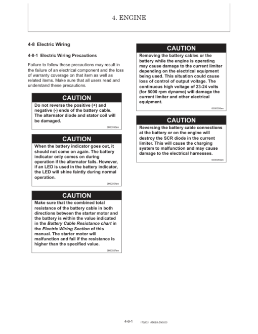 Gehl Z35 Gen 2, Mustang 350Z Nxt 2 Compact Excavator Repair Service Manual - Image 4