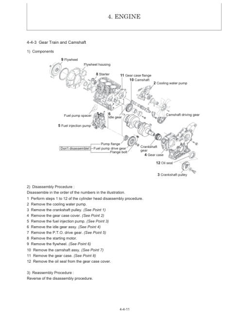 Gehl Z45, Mustang 450Z Compact Excavator Repair Service Manual - Image 5