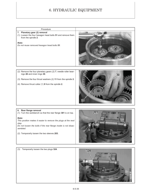 Gehl Z80, Mustang 800Z Compact Excavator Repair Service Manual - Image 5